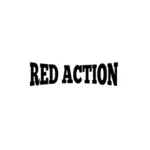 '' Röd action'' siluett