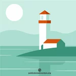 海岸の灯台