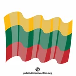 Die Nationalflagge Litauens