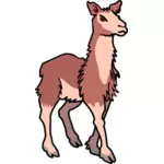llama vektor ilustrasi
