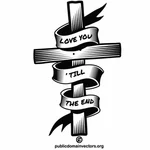 Crucea cu un mesaj