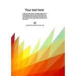 صفحة ملونة مع نص