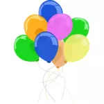 Färgglada ballonger bild