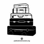 Luggage vector graphics