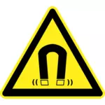 Магниты предупреждение символ