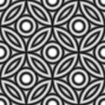 Circle pattern vector image