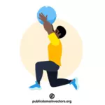 Exercices avec un ballon
