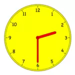 Analogové hodiny vektorový obrázek