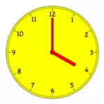 Disegno vettoriale di orologio analogico