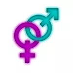 Mężczyzna i kobieta symbol