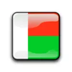 Madagaskar bayrağı vektör