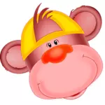 Rosa monkey's huvud