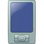 Touchscreen mobiele telefoon vector pictogram