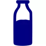Silhouette de bouteille de lait