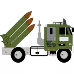 Raket vrachtwagen