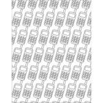 Mobile phone seamless pattern