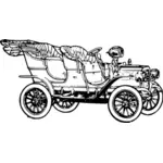 דגם T 1906 המכונית בתמונה וקטורית