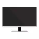 Simple widescreen LED monitor vector image