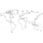 Dünya siyasi Haritası vektör grafikleri