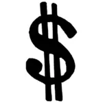 Simbol mata uang untuk dollar Amerika