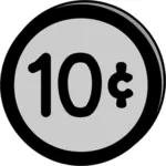 10 Cent-Münze