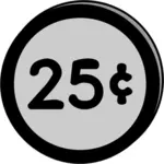 25 Cent Münze