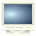 CRT computer monitor vector afbeelding