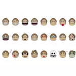 Monyet emoji gambar