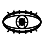 Icono de vector de capa visible