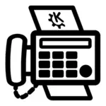 Print and fax icon