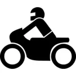 Motorcykel vektor symbol