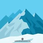Mountain vector clip art