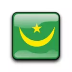 Vector bandeira de Mauritânia