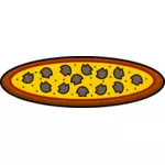 Pizza de champiñon