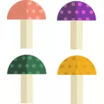 Patru ciuperci