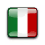 Bendera Meksiko tombol vektor