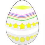 Dibujo vectorial de huevo de Pascua