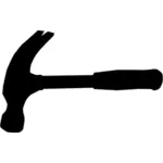 Hammer vector silhouette