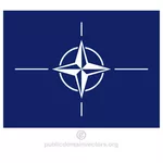 Bandiera vettoriale della NATO