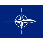 NATO znamená, že válka znamení vektorový obrázek