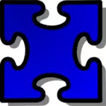 Ilustrasi vektor potongan puzzle 3