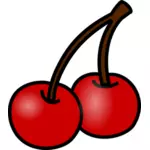 Cherries vector symbol