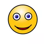 Starrte Smiley Gesicht Symbol Vektor-Bild