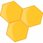 Vector illustraties van honing pictogram