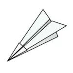 Papir fly vector illustrasjon