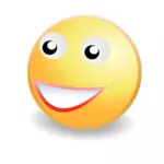 Cheeky smile smiley face icon vector image