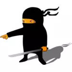 Ninja con espada