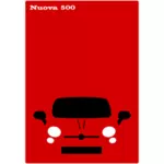 Mobil merah poster
