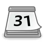 Icona di Office calendario vettoriale