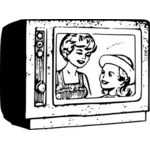 Старый телевизор стиля